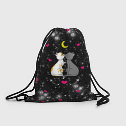 Рюкзак-мешок Кошачья Любовь, цвет: 3D-принт