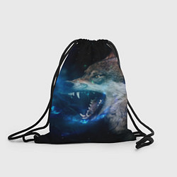 Рюкзак-мешок Волчара Юморит, цвет: 3D-принт