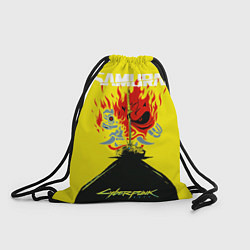 Рюкзак-мешок Киберпанк 2077 Киану на спине, цвет: 3D-принт