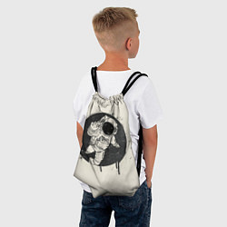 Рюкзак-мешок Тёмный космос, цвет: 3D-принт — фото 2