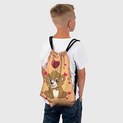 Рюкзак-мешок Медвежонок, цвет: 3D-принт — фото 2