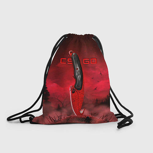 Мешок для обуви CS GO Crimson Web Gut Knife / 3D-принт – фото 1