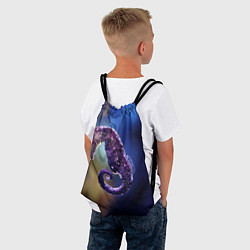 Рюкзак-мешок Морской конёк, цвет: 3D-принт — фото 2