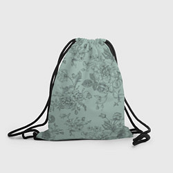 Рюкзак-мешок Пионы и розы, цвет: 3D-принт
