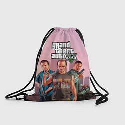 Рюкзак-мешок Персонажи ГТА 5, цвет: 3D-принт