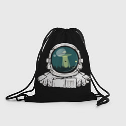 Рюкзак-мешок Скафандр с отражением НЛО, цвет: 3D-принт