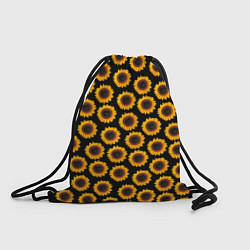 Рюкзак-мешок ПОДСОЛНУХИ РАСТЕНИЯ, цвет: 3D-принт