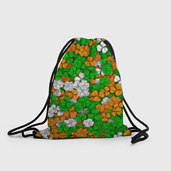 Рюкзак-мешок Ирландский клевер, цвет: 3D-принт