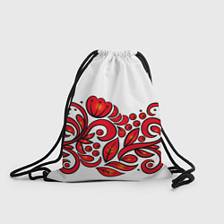 Рюкзак-мешок ХОХЛОМА, цвет: 3D-принт