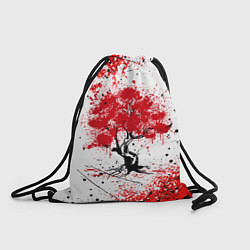 Рюкзак-мешок САКУРА SAKURA ВИШНЯ, цвет: 3D-принт