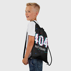 Рюкзак-мешок Глитч 404, цвет: 3D-принт — фото 2
