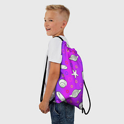 Рюкзак-мешок Ракушки с градиентом, цвет: 3D-принт — фото 2