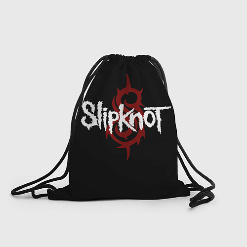 Мешок для обуви Slipknot Надпись / 3D-принт – фото 1
