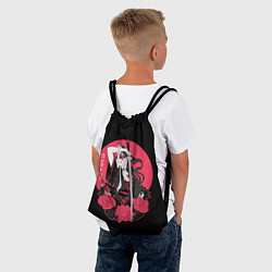 Рюкзак-мешок Девушка С Катаной, цвет: 3D-принт — фото 2