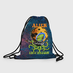 Рюкзак-мешок Alien Invasion, цвет: 3D-принт