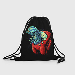 Рюкзак-мешок Among Us Aliens, цвет: 3D-принт