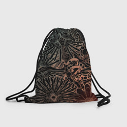 Рюкзак-мешок Неон в Цветок, цвет: 3D-принт