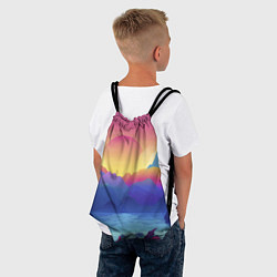 Рюкзак-мешок Красочные Горы, цвет: 3D-принт — фото 2