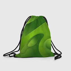 Мешок для обуви 3d Green abstract