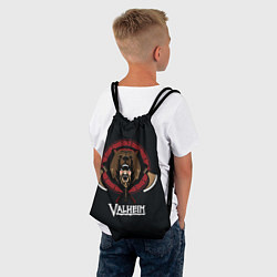 Рюкзак-мешок Valheim Viking Bear, цвет: 3D-принт — фото 2