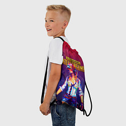 Рюкзак-мешок PUBG GIRL ПАБГ ДЕВУШКА, цвет: 3D-принт — фото 2