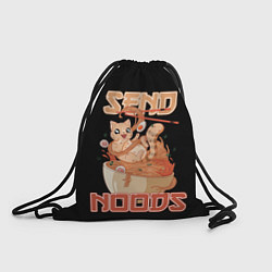 Рюкзак-мешок Send noods, цвет: 3D-принт