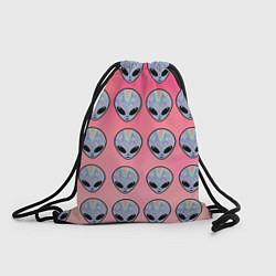 Рюкзак-мешок Гламурные пришельцы, цвет: 3D-принт