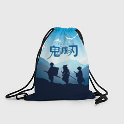 Рюкзак-мешок Клинок, рассекающий демонов в горах, цвет: 3D-принт