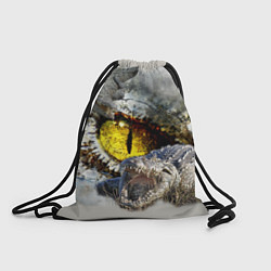 Рюкзак-мешок Глаз крокодила, цвет: 3D-принт