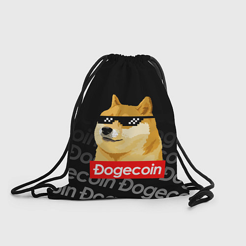 Мешок для обуви DOGECOIN DOGE ДОГИКОИН / 3D-принт – фото 1