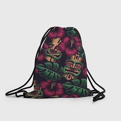 Рюкзак-мешок Тропический, цвет: 3D-принт