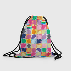 Рюкзак-мешок Команда пони, цвет: 3D-принт