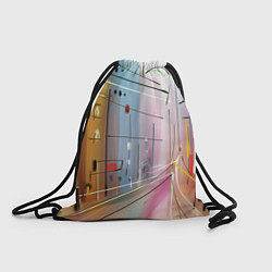Рюкзак-мешок Город, цвет: 3D-принт
