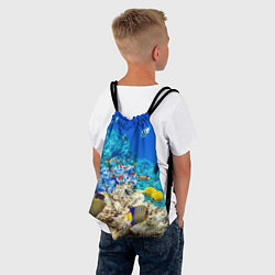 Рюкзак-мешок Морской мир, цвет: 3D-принт — фото 2