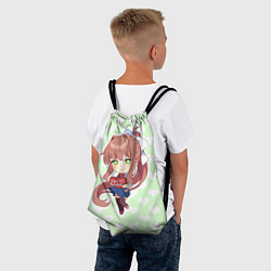 Рюкзак-мешок Chibi Monika, цвет: 3D-принт — фото 2