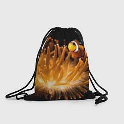 Рюкзак-мешок Клоуны в актинии, цвет: 3D-принт