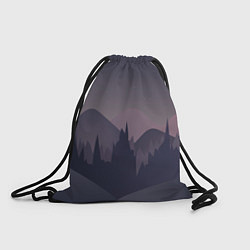 Рюкзак-мешок Night forest, цвет: 3D-принт
