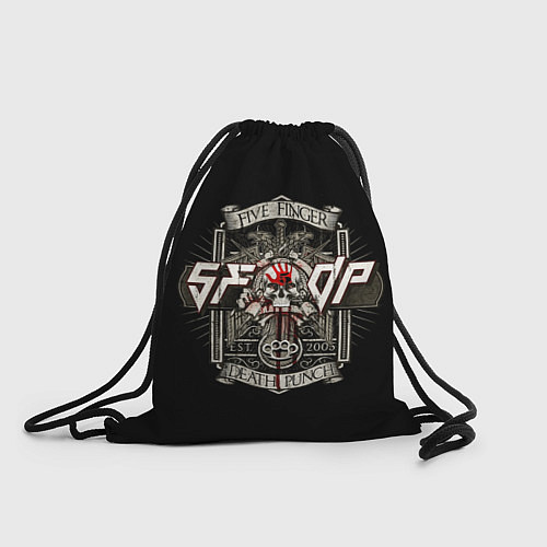Мешок для обуви Five Finger Death Punch / 3D-принт – фото 1