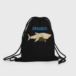 Рюкзак-мешок Shark, цвет: 3D-принт