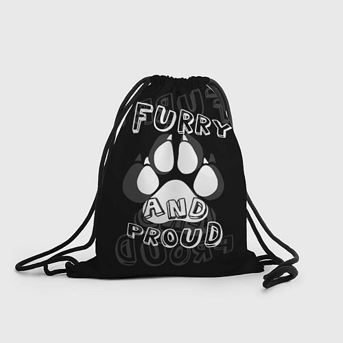 Мешок для обуви Furry proud / 3D-принт – фото 1
