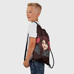Рюкзак-мешок Милая Дженни, цвет: 3D-принт — фото 2