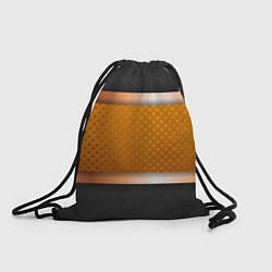 Рюкзак-мешок 3d gold black, цвет: 3D-принт