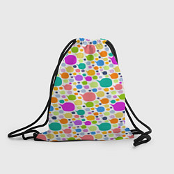 Рюкзак-мешок Разноцветные пятна, цвет: 3D-принт