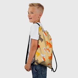 Рюкзак-мешок Рыбки, цвет: 3D-принт — фото 2