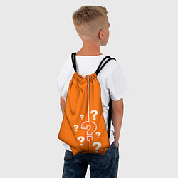 Рюкзак-мешок Знак вопроса, цвет: 3D-принт — фото 2