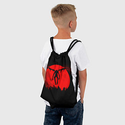 Рюкзак-мешок Death Note Рюк силуэт, цвет: 3D-принт — фото 2