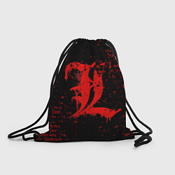 Мешок для обуви Тетрадь смерти Логотип red