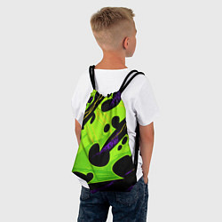 Рюкзак-мешок КИСЛОТНАЯ ОРГАНИКА НЕОНОВАЯ, цвет: 3D-принт — фото 2