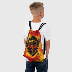 Рюкзак-мешок БЕРСЕРК маска и лого, цвет: 3D-принт — фото 2