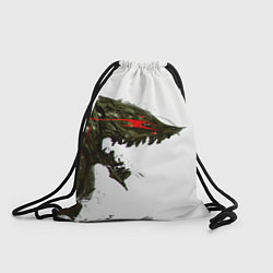 Рюкзак-мешок БЕРСЕРК красками, цвет: 3D-принт